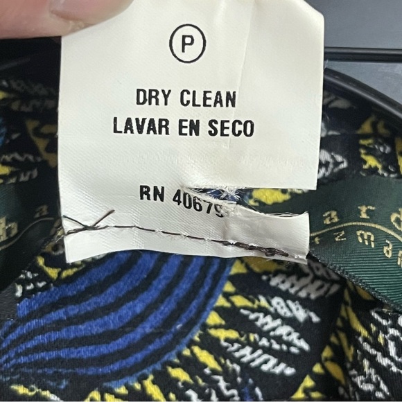Harve Benard Cotton Jacket Colorful Blazer Size 10 Blue Yellow Black Formal - Picture 5 of 9